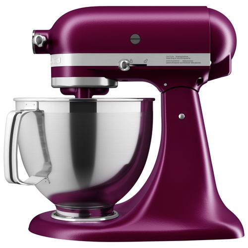 KitchenAid Artisan Tilt-Head Stand Mixer with Premium Accessory Pack - 5Qt - 325-Watt - Beetroot