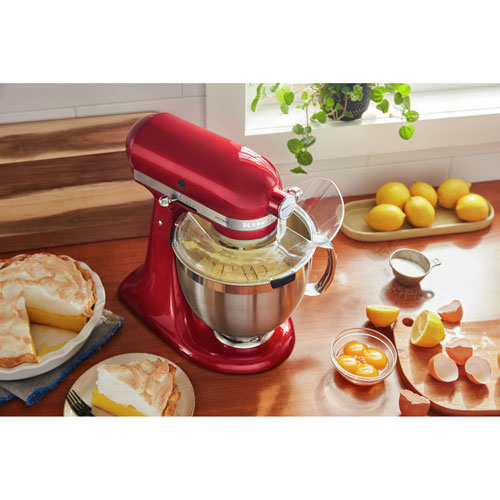 KitchenAid Artisan Tilt-Head Stand Mixer with Premium Accessory Pack - 5Qt - 325-Watt - Candy Apple Red
