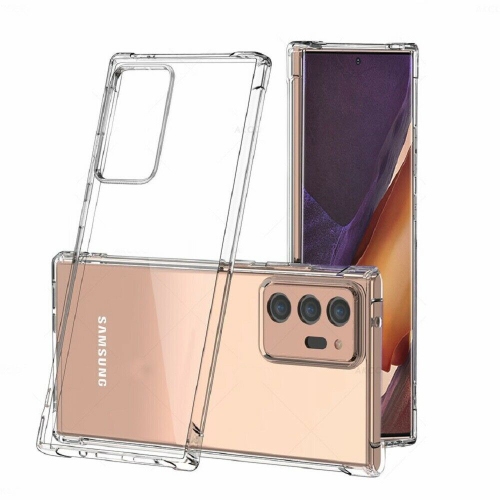 Samsung Galaxy Note 20 Ultra Clear Case Shockproof Tough Gel Transparent Air Cushion Heavy Duty Phone Back Cover