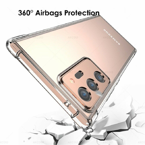 [SuperShield] Étui transparent antichoc robuste en gel transparent Air Cushion robuste protecteur arrière pour téléphone Galaxy Note20 de Samsung