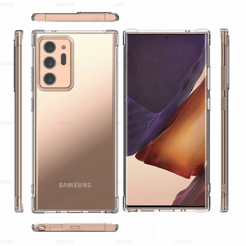 [SuperShield] Étui transparent antichoc robuste en gel transparent Air Cushion robuste protecteur arrière pour téléphone Galaxy Note20 de Samsung