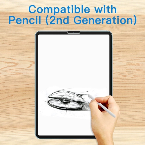 Apple iPad Pro 11 2nd 3rd 4th Generation Tempered Glass LCD Screen Protector [SupRShield] Anti Scratch Film, Bubble Free Film Guard iPad Pro 11 [2