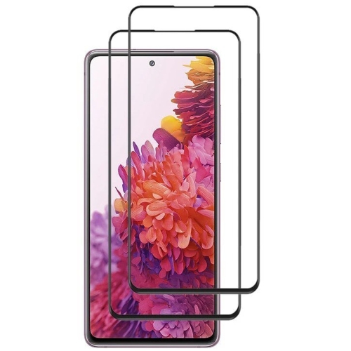 [PAQUET de 2] Protecteur d’écran en verre trempé pour Galaxy S20 plus de Samsung noir protecteur d’écran complet en verre trempé pour S20+ de Samsung