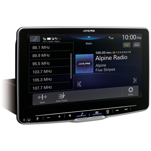 Récepteur multimédia numérique Alpine Halo11 iLX-F511 - un écran tactile de 11 pouces qui s'insère dans une ouverture de tableau de bord DIN