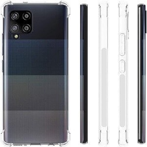 Samsung Galaxy A42 Clear Case Shockproof Tough Gel Transparent Air Cushion Heavy Duty Phone Back Cover