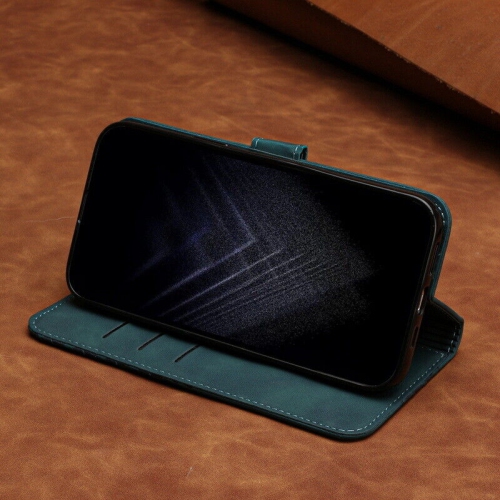 SuperShield iPhone 12 Black Wallet Flip Case Leather Card Slots Cover