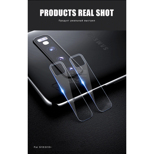 [ 3 Pack ] Protecteur d’écran pour objectif d’appareil photo Galaxy S10 de Samsung protecteur d’écran en verre trempé antirayure