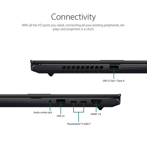 ASUS VivoBook S 15.6" OLED Laptop - Indie Black