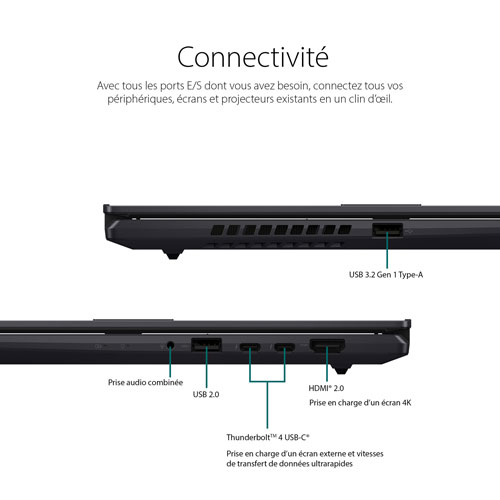ASUS VivoBook S 15.6" OLED Laptop - Indie Black
