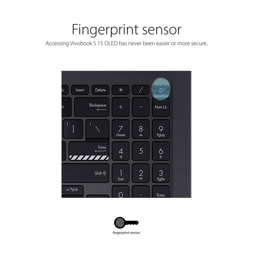 ASUS VivoBook S 15.6" OLED Laptop - Indie Black