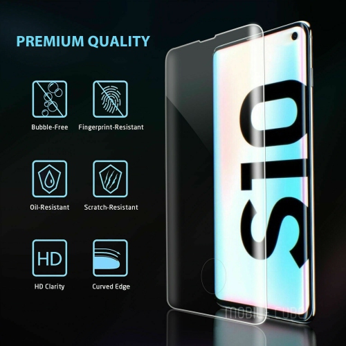 [PAQUET de 2] Protecteur d’écran en verre trempé pour Galaxy S10e noir de Samsung