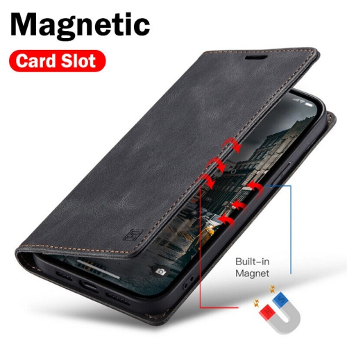 Apple iPhone 12 Mini Case Rose Gold SupRShield Wallet Case Leather Card Holder Flip Protective Shockproof Magneti Cover