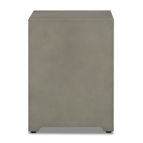 Bowery Hill Modern Steel Propane Tank Cover in Mist Gray