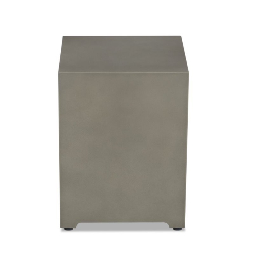 Bowery Hill Modern Steel Propane Tank Cover in Mist Gray
