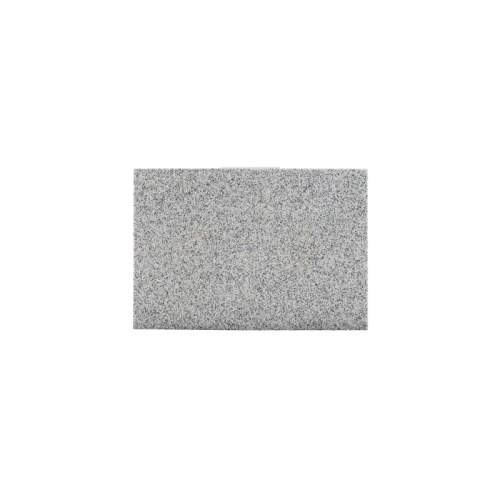 Linon Natalie Wood Granite Top Kitchen Island in Gray