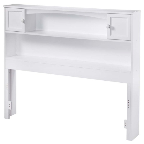 ROSEBERY KIDS  Traditional Full Wood Bookcase Headboard In In White