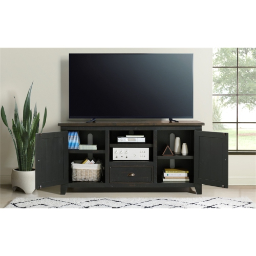 Martin Svensson Home Monterey 60" TV Stand Black and Brown