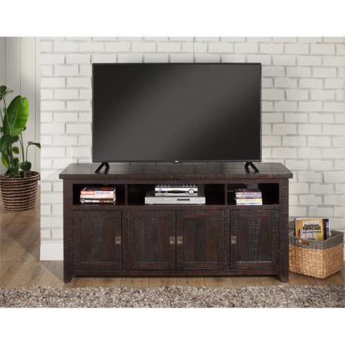 MARTIN SVENSSON HOME  Coffee Plantation 65" Solid Wood Tv Stand Espresso