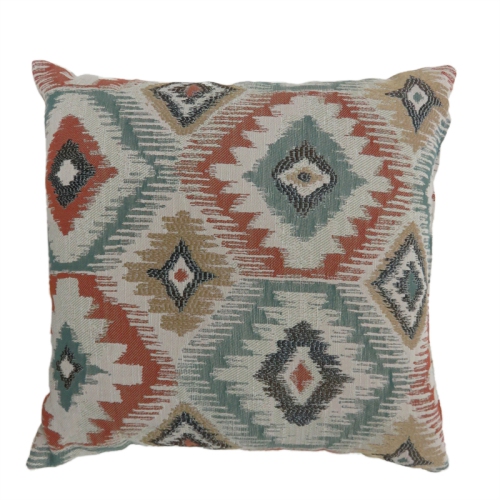 Gros coussin décoratif multicolore en tissu Noma de Furniture of America