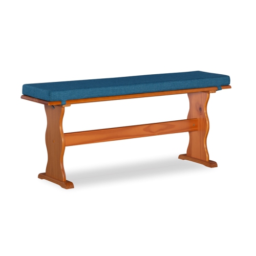 Linon Chelsea Nook Fabric Cushion Set in Blue