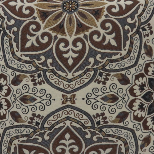 Grand coussin décoratif multicolore en tissu Rawlston de Furniture of America