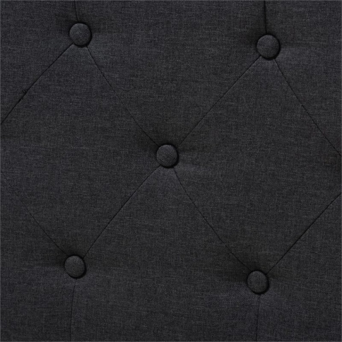 Bowery Hill Tufted Queen Daybed in Dark Grey