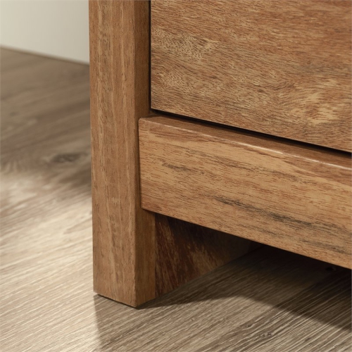 Sauder River Ranch Engineered Wood 6 Drawer Dresser in Sindoori Mango/Natural