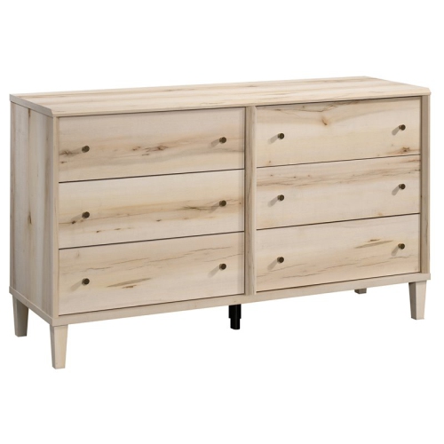 PEMBERLY ROW  Engineered Wood 6-Drawer Bedroom Dresser In Maple