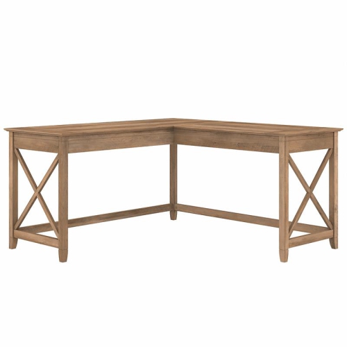 Key West 60W L Shaped Desk in Reclaimed Pine - Engineered Wood