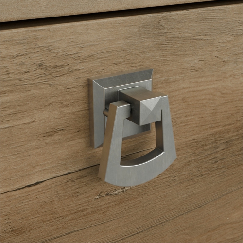 Bush Furniture Salinas Small Computer Desk with Hutch in Reclaimed Pine