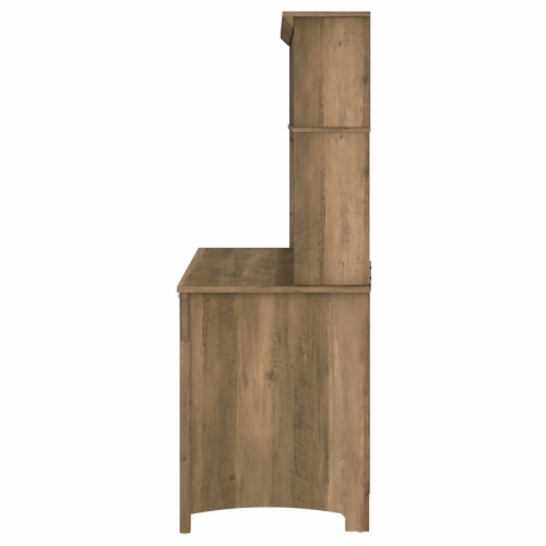 Bush Furniture Salinas Small Computer Desk with Hutch in Reclaimed Pine