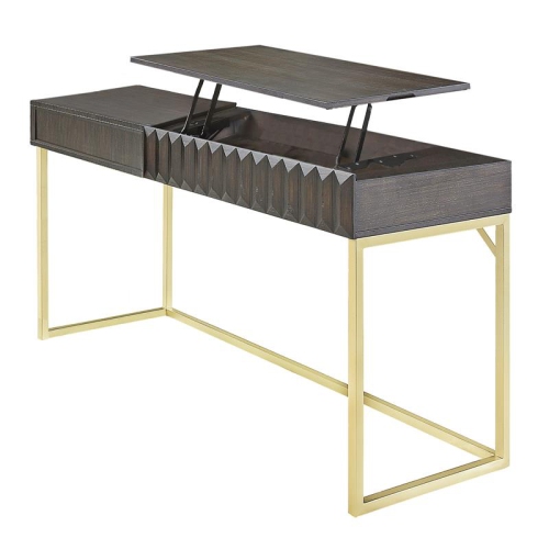Furniture of America Giffore Contemporary Wood Lift-top Writing Desk in Walnut