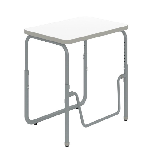 AlphaBetter 2.0 Height Adjustable Student Desk Pendulum Bar in White