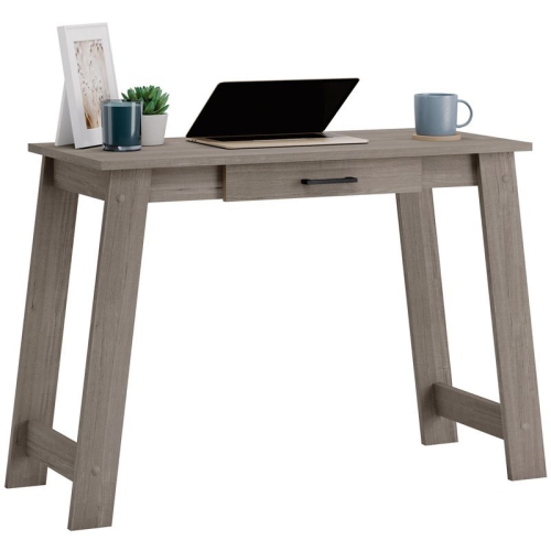 Sauder Beginnings Engineered Wood Writing Desk in Silver Sycamore