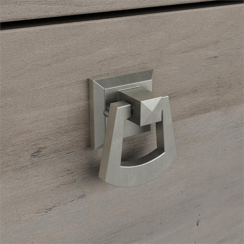 Salinas 60W L Shaped Desk with Storage in Driftwood Gray - Engineered Wood