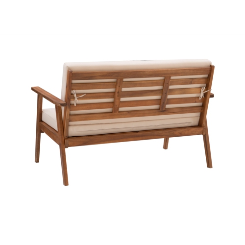 Linon Cooper Acacia Wood Outdoor Chat Set in Natural