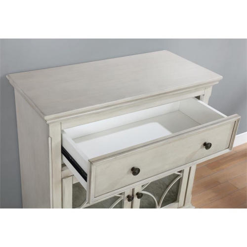Furniture of America Armfal Wood 1-Drawer Hallway Cabinet in Antique White