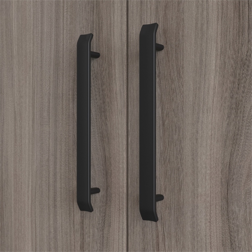 Sauder Affirm Engineered Wood 36" Storage Cabinet With Doors in Hudson Elm/Brown