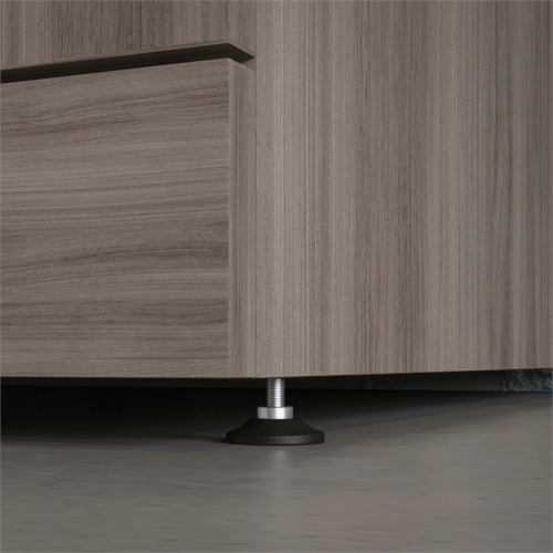 Sauder Affirm Engineered Wood 36" Storage Cabinet With Doors in Hudson Elm/Brown