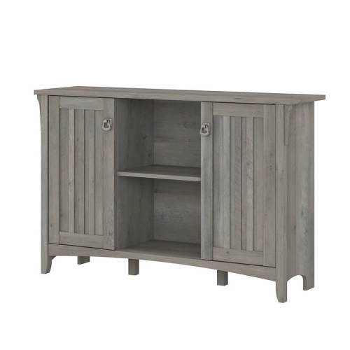 BUSH  Furniture Salinas Accent Storage Cabinet With Doors In Driftwood In Gray I bought this accent storage cabinet to go with my new Bush L-shaped desk with hutch and bookcase