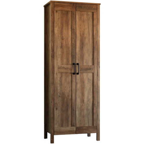 Sauder Select 2 Door Engineered Wood Storage Cabinet in Rural Pine
