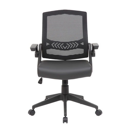 SCRANTON & CO  Mesh Adjustable Computer Desk Chair With Flip Arms
