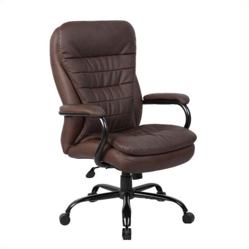 SCRANTON & CO  Modern Heavy Duty Office Chair In Bomber In Brown
