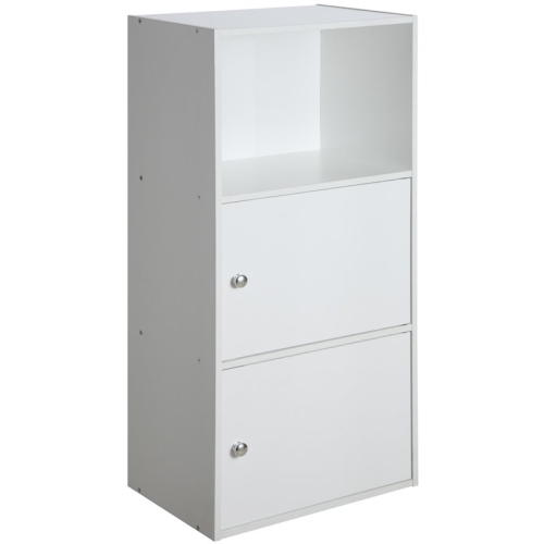 PEMBERLY ROW  Two-Door Bookcase In Wood Finish In White