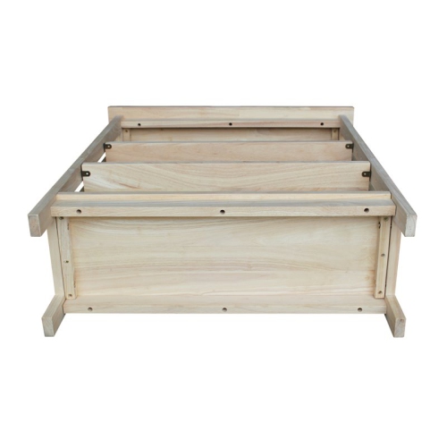 Bowery Hill 36" 3 Shelf Bookcase in Unfinished