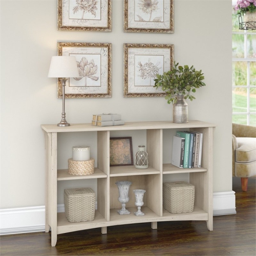 Salinas 6 Cube Organizer in Antique White - Engineered Wood