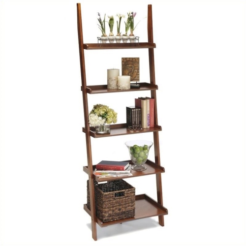 Scranton & Co Ladder Bookshelf in Cherry