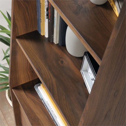 Pemberly Row 3 Shelf Narrow Bookcase in Grand Walnut