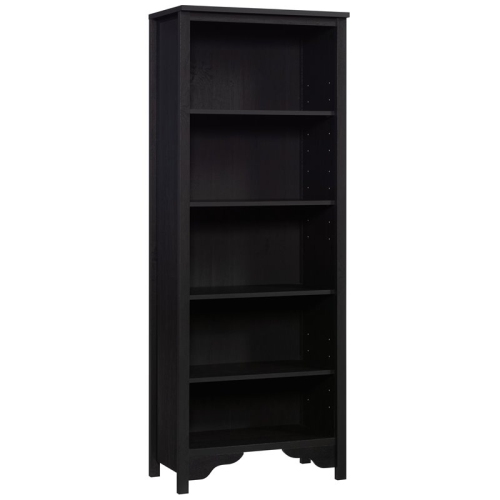 SAUDER  Dawson Trail 5 Shelf Country Traditional Wooden Bookcase In Raven Oak Very nice love it