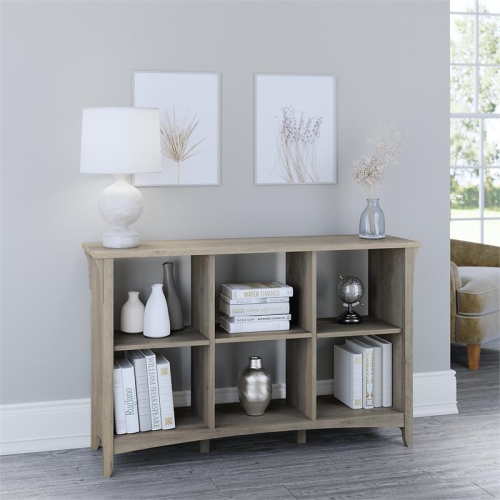 Salinas 6 Cube Organizer in Driftwood Gray - Engineered Wood